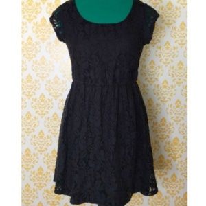 Xhilaration Black Lace Dress Small